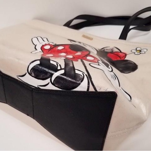KATE SPADE DISNEY MINNIE MOUSE Zip Top TOTE Purse Handbag - Picture 5 of 10